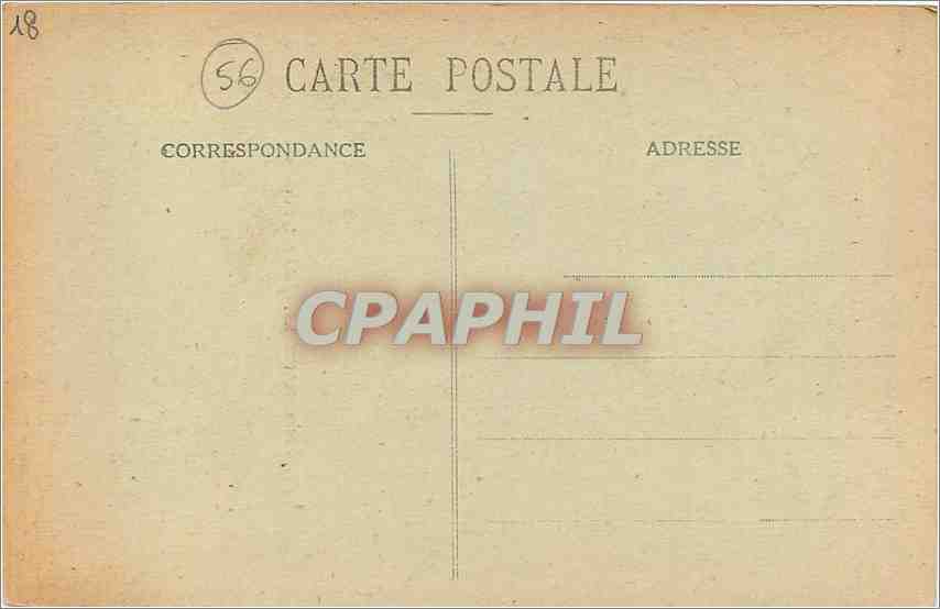 CPA Plougoumelen Jube de la Chapelle St Avoye  — Rückseite