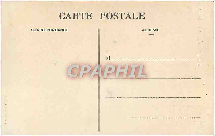 CPA Pont l'Abbe Le Chateau  — Rückseite