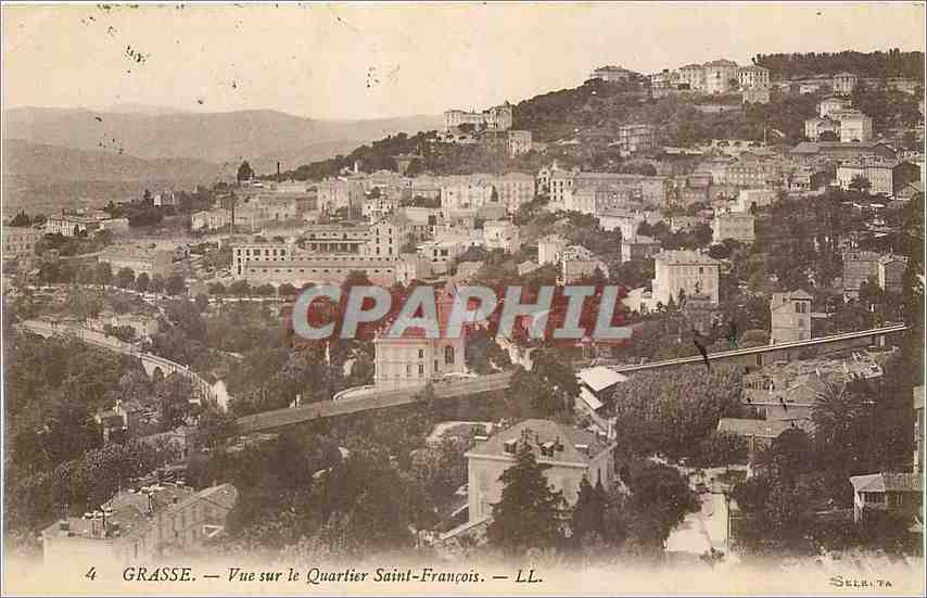 CPA Grasse Vue sur le Quartier Saint Francois 