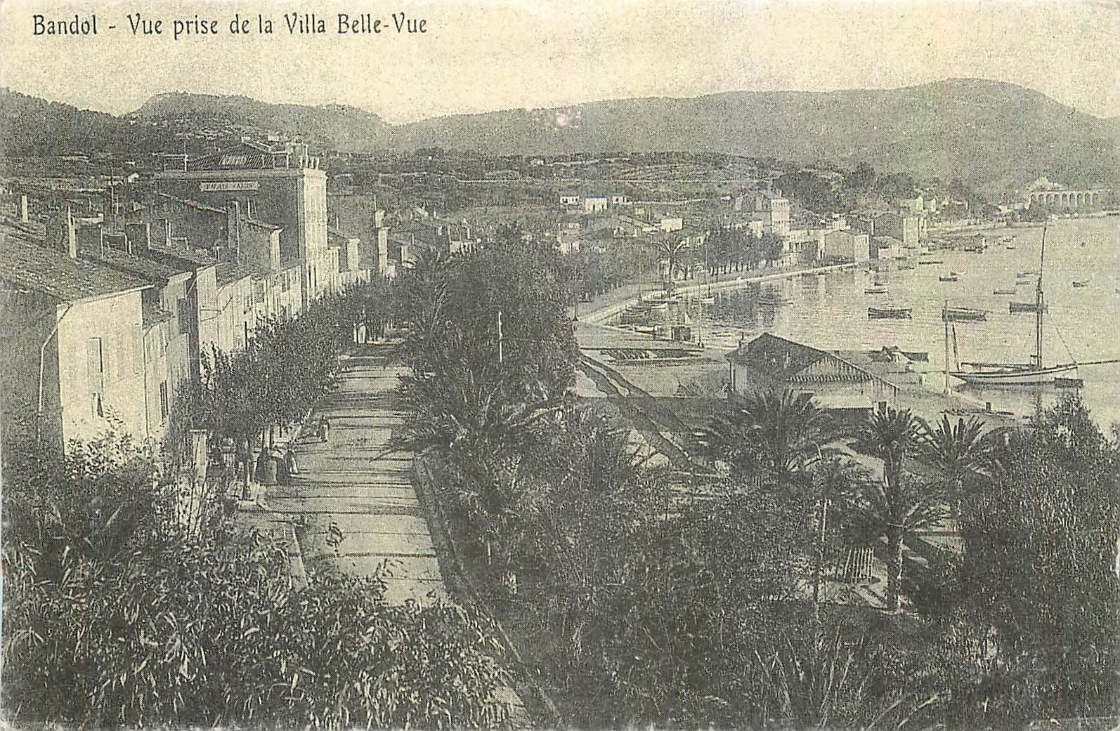 REPRO Bandol Vue prise de la Ville Belle Vue 
