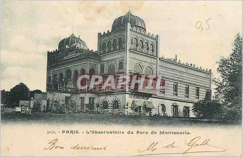 CPA Paris L'Observatoire du Parc de Montsouris 