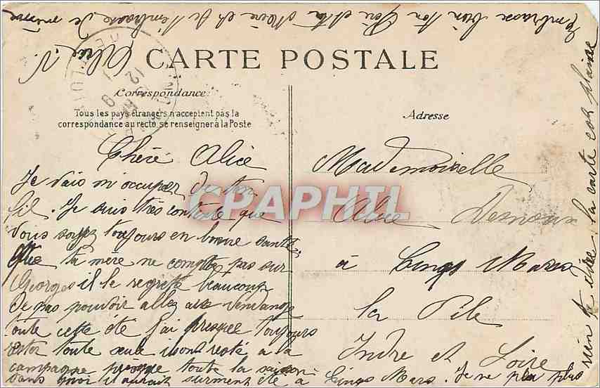 CPA Limeil Brevannes Le Sanatorium  — Rückseite