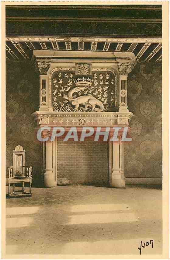 CPA Chateau de Blois Loir et Cher Cheminee de la Salamandre 