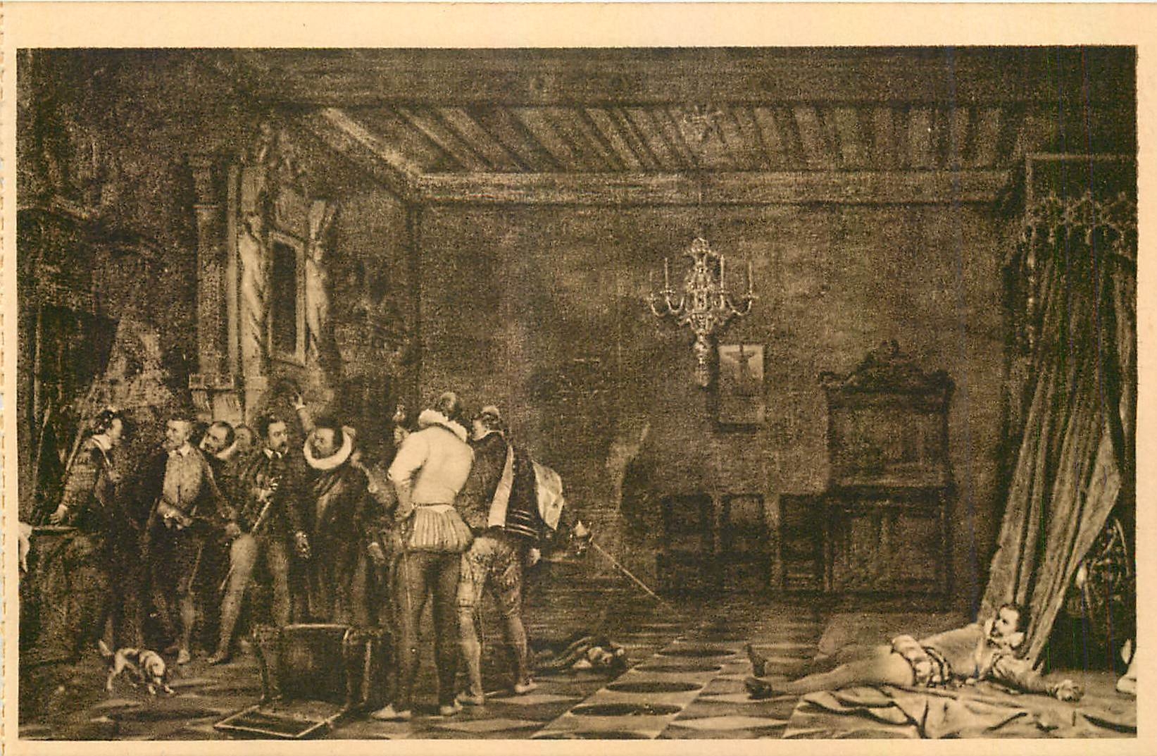 CPA Chateau de Blois Loir et Cher Assassinat du Duc de Guise 