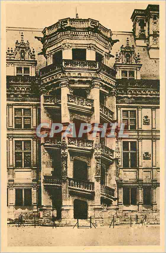 CPA Chateau de Blois Loir et Cher Escalier Francois 1er 