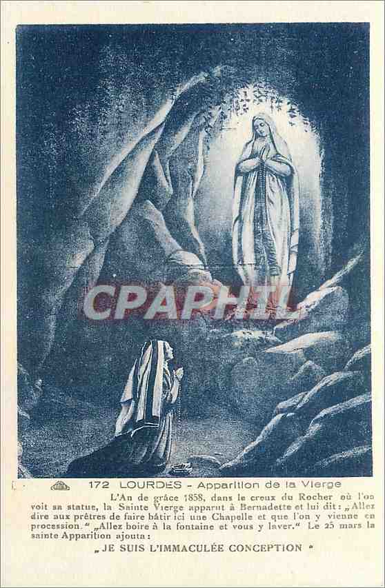 Apparition de la Vierge à Lourdes — 172 — Édition Almourea des Arts Typographiques, Grenoble