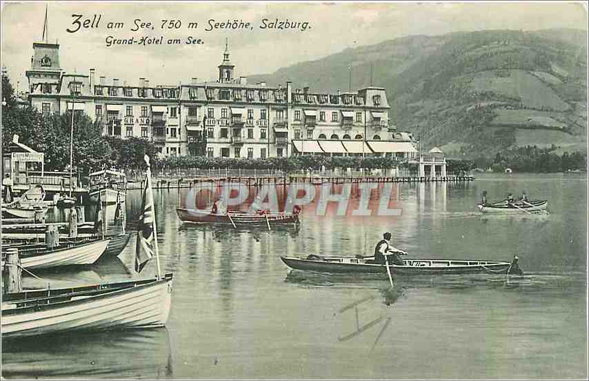CPA Zell am See Salzburg Grand Hotel am See 