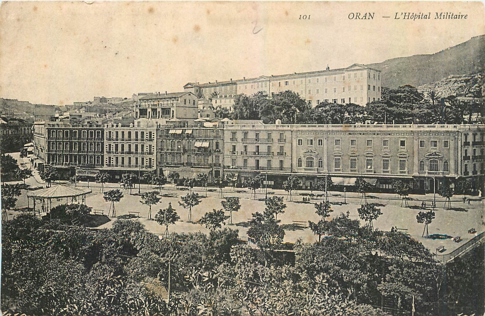 CPA Oran L'Hopital Militaire Militaria