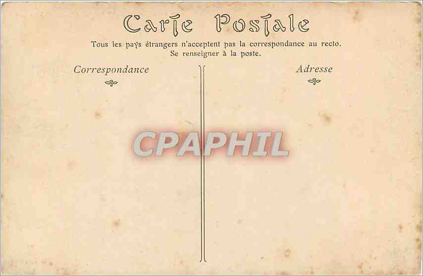 CPA Oran L'Hopital Militaire Militaria — Rückseite