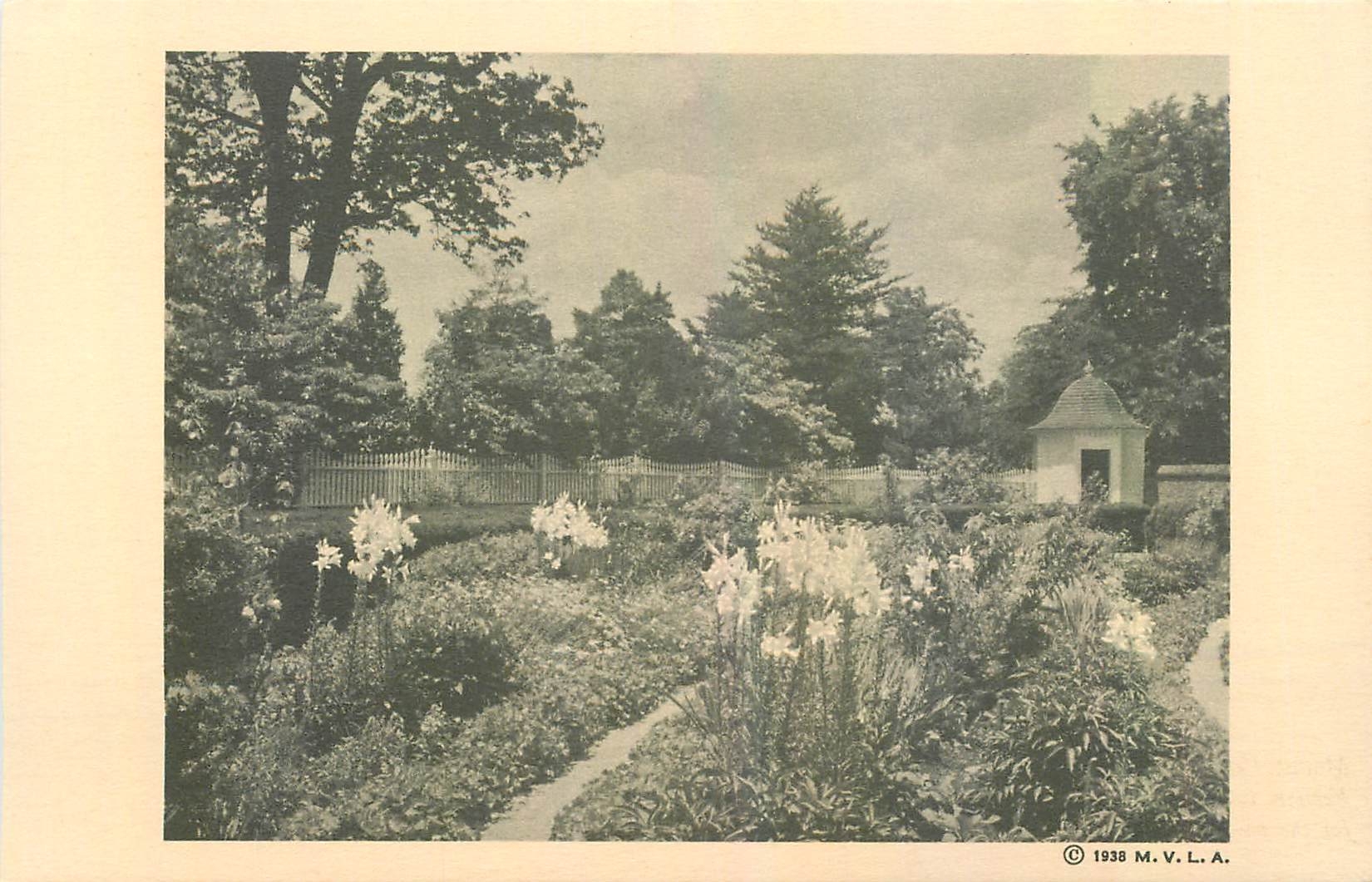 CPA The Flower Garden at Mount Vernon 