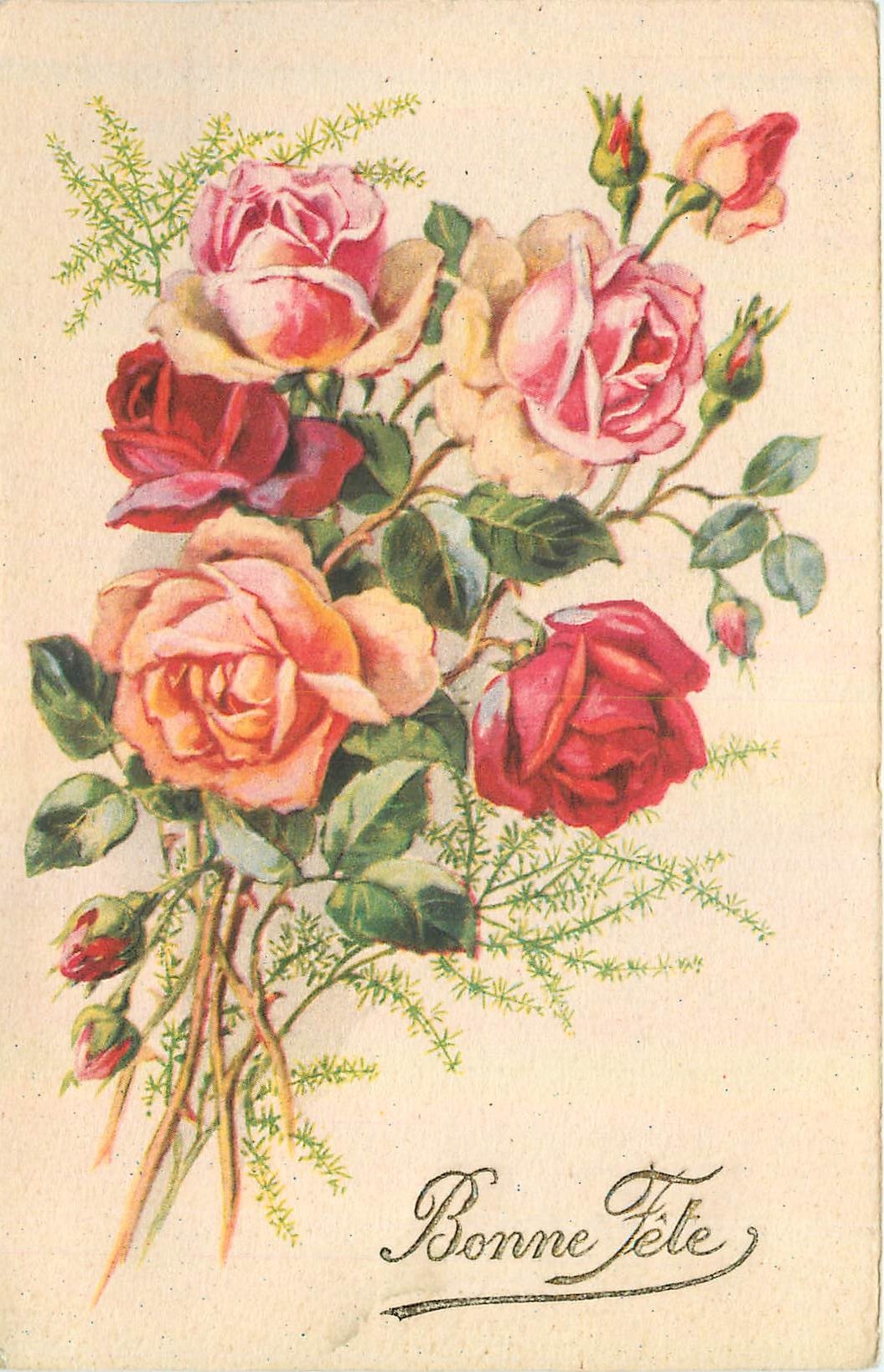 CPA Bonne Fete 