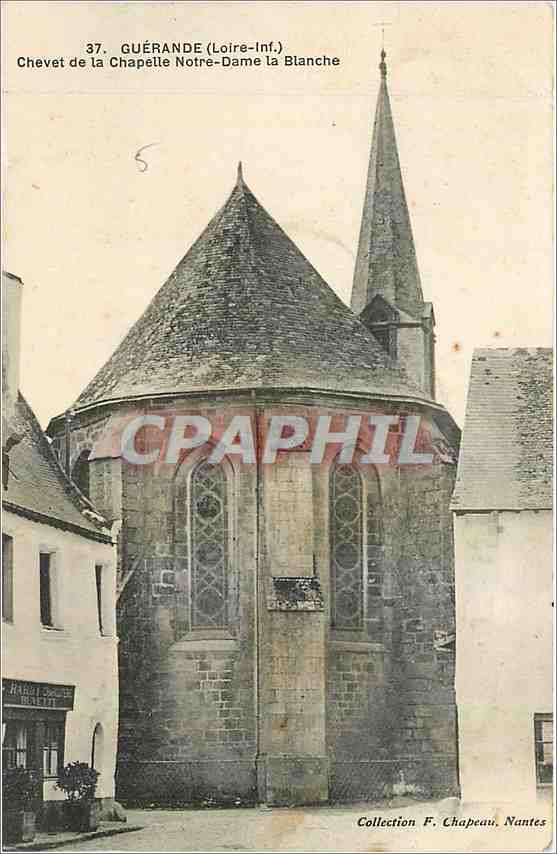 CPA Guerande Loire Inf Chevet de la Chapelle Notre Dame la Blanche 