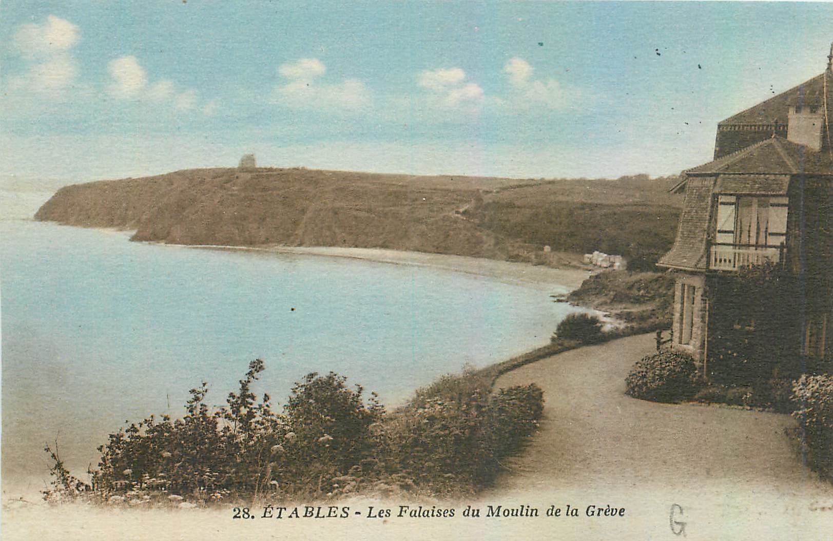 CPA Etables Les Falaises du Moulin de la Greve 