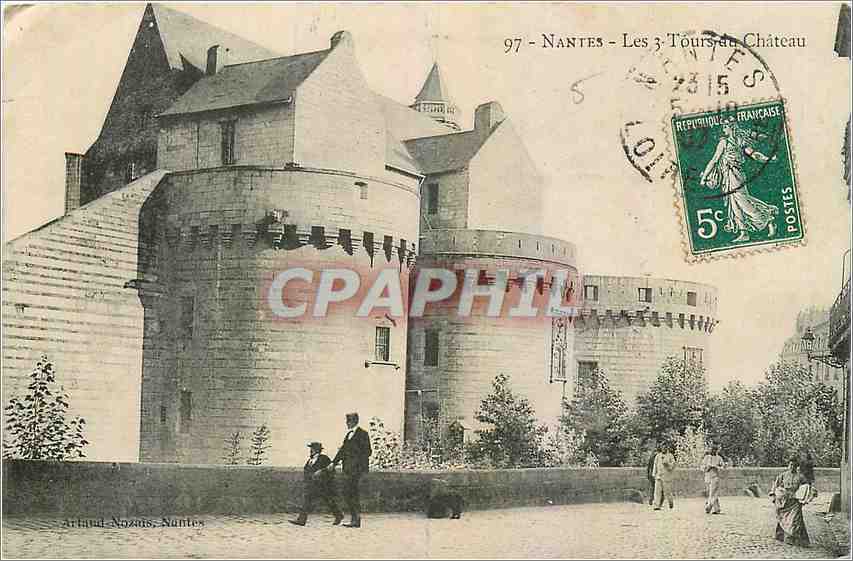 CPA Nantes Les 3 Tours du Chateau 
