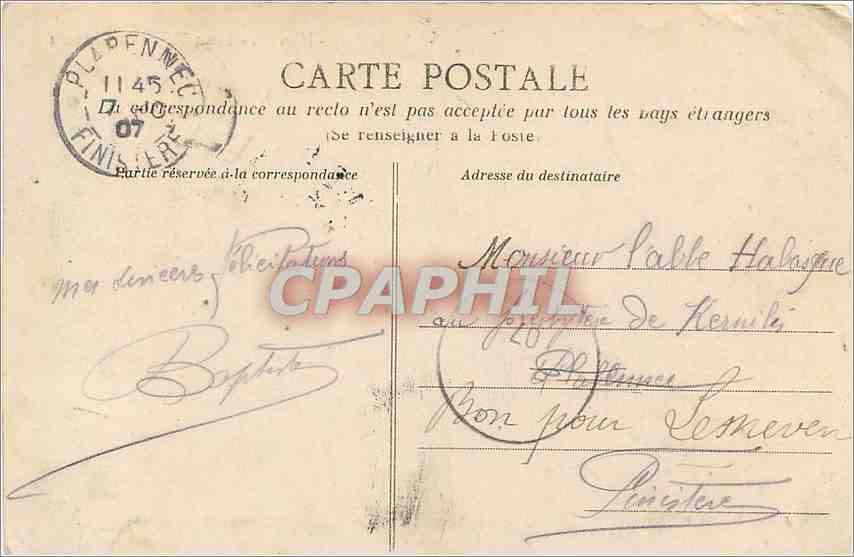 CPA Nantes Les 3 Tours du Chateau  — Verso