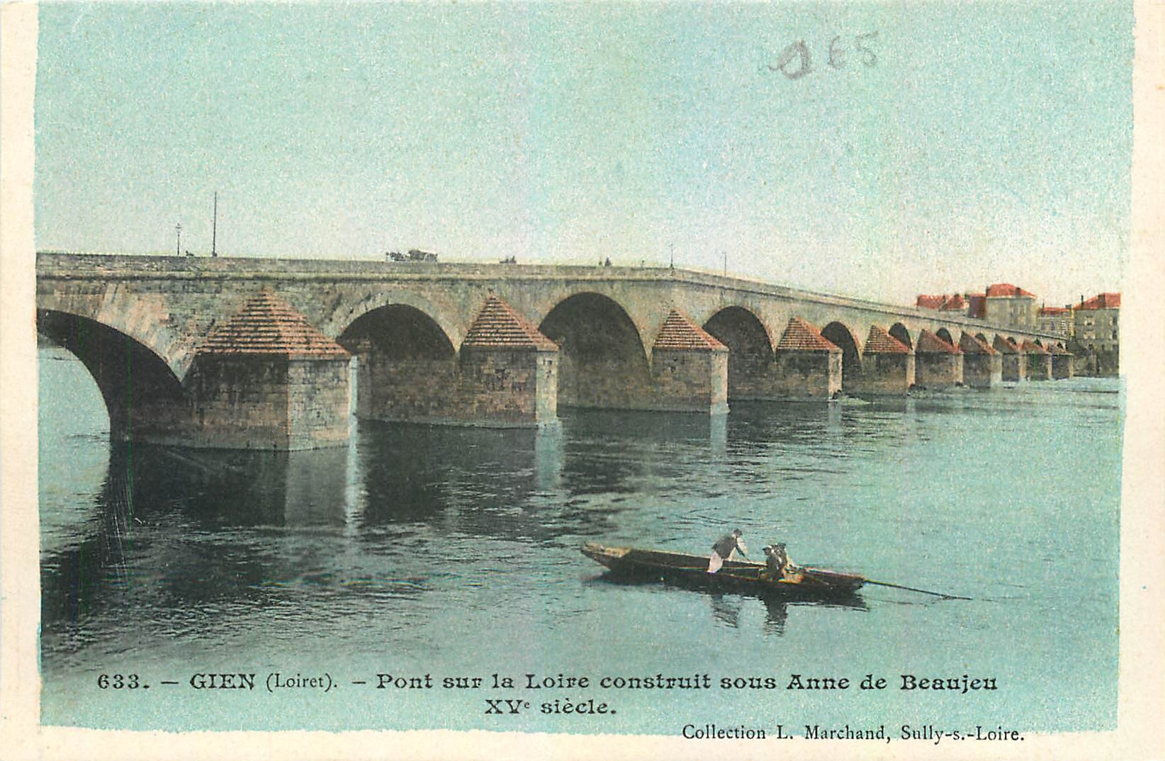 CPA Gien Loiret Pont sur la Loire 