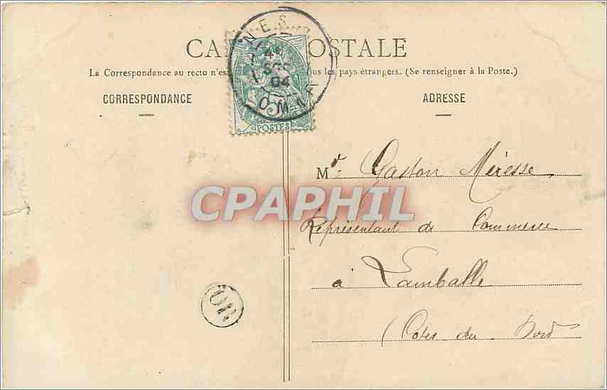 CPA Billancourt Somme L'Eglise  — Rückseite