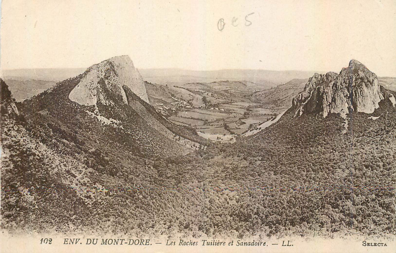 CPA Env du Mont Dore Les Roches Tuiliere et Sanadoire 