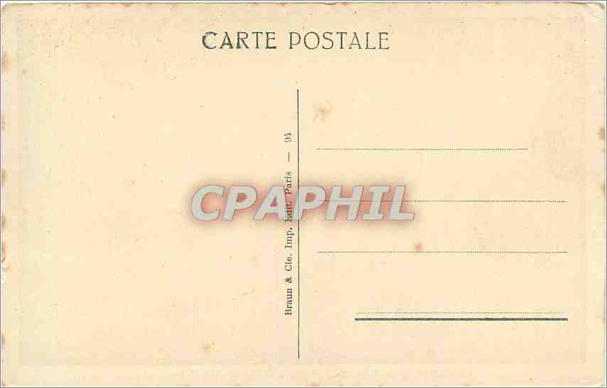 CPA Paris Exposition Internationale des Arts Decoratifs  — Rückseite