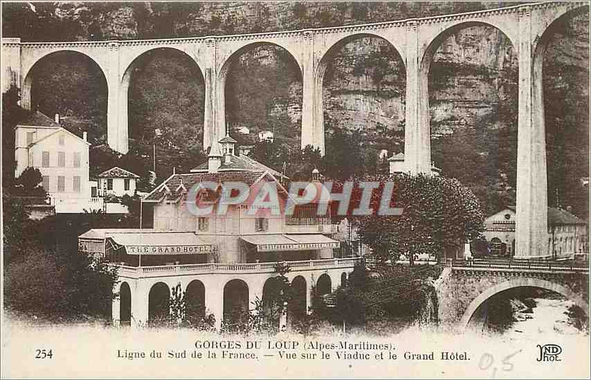 CPA Gorges du Loup Alpes Maritimes Ligne du Sud de la France 
