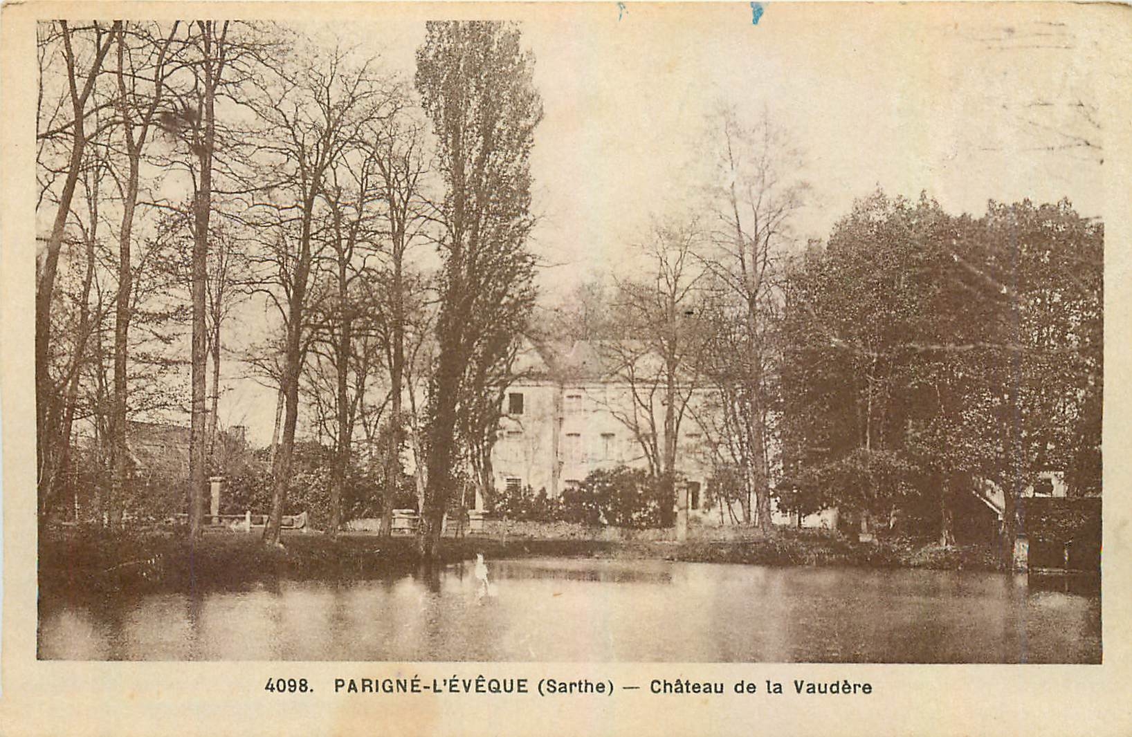 CPA Parigne L'Eveque Sarthe Chateau de la Vaudere 