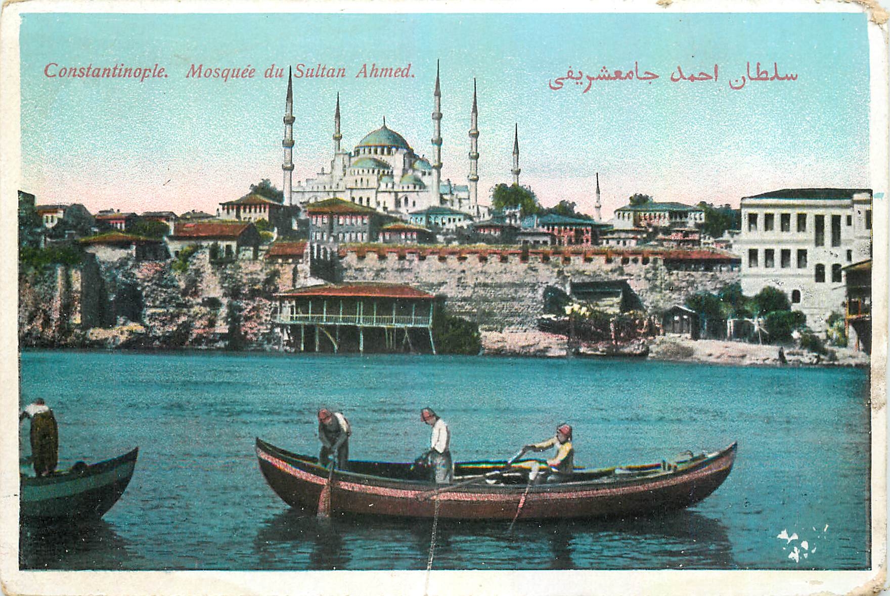 CPA Constantinople Mosquee du Sultan Ahmed 