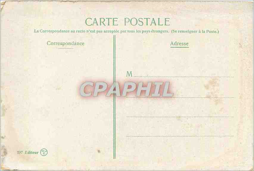 CPA Constantinople Mosquee du Sultan Ahmed  — Verso