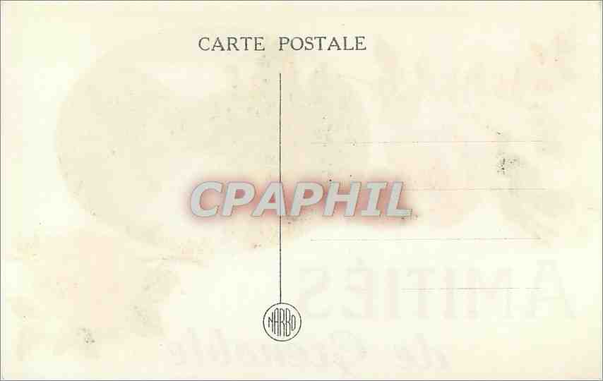 CPA Amities de Grenoble  — Verso