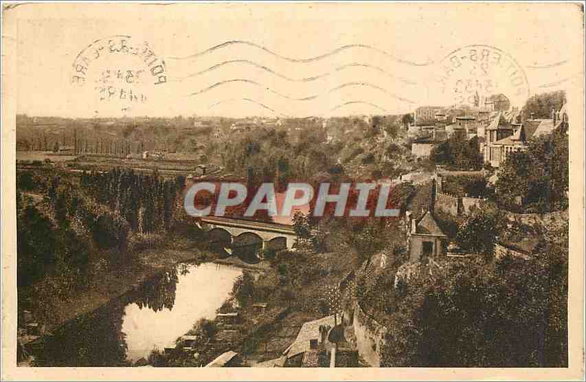 CPA Poitiers Vienne Pont du Chemi de Fer 