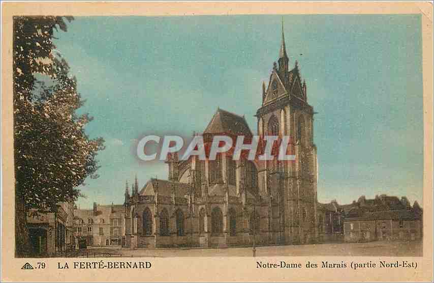 CPA La Ferte Bernard Notre Dame des Marais 