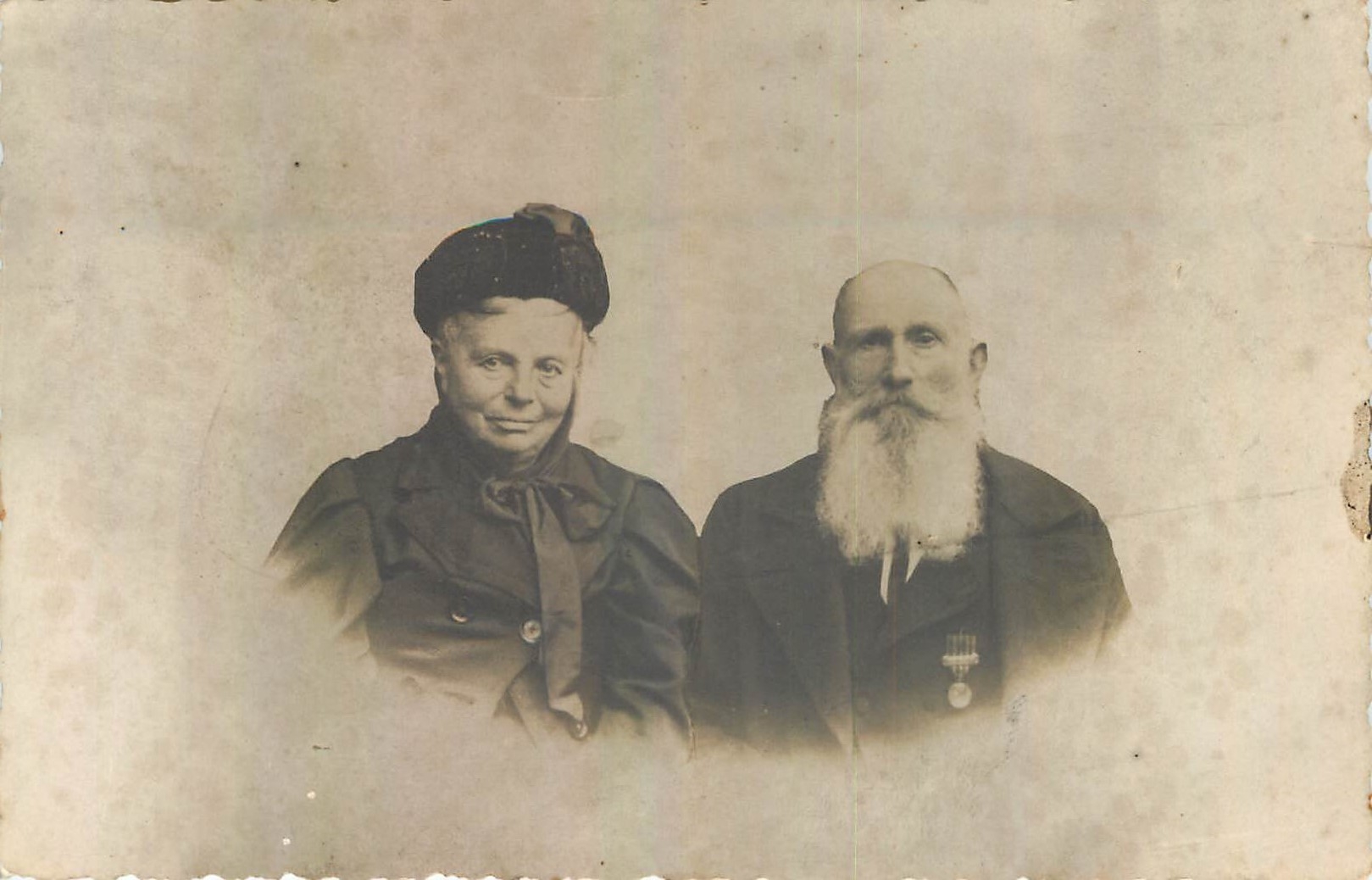 CARTE PHOTO Couple Femme