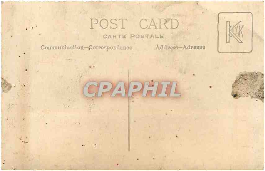 CARTE PHOTO Couple Femme — Rückseite