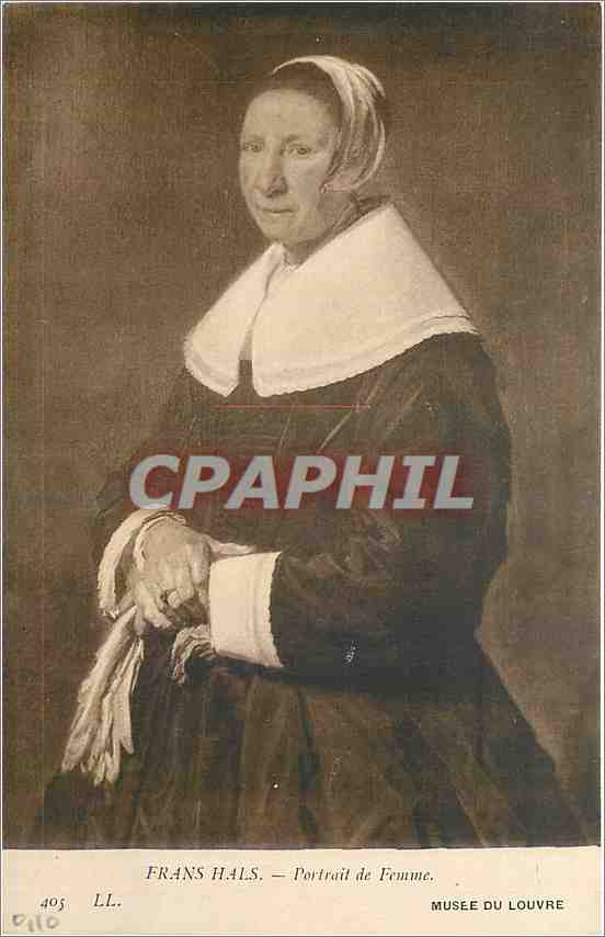 CPA Frans Hals Portrait de Femme Musee du Louvre 