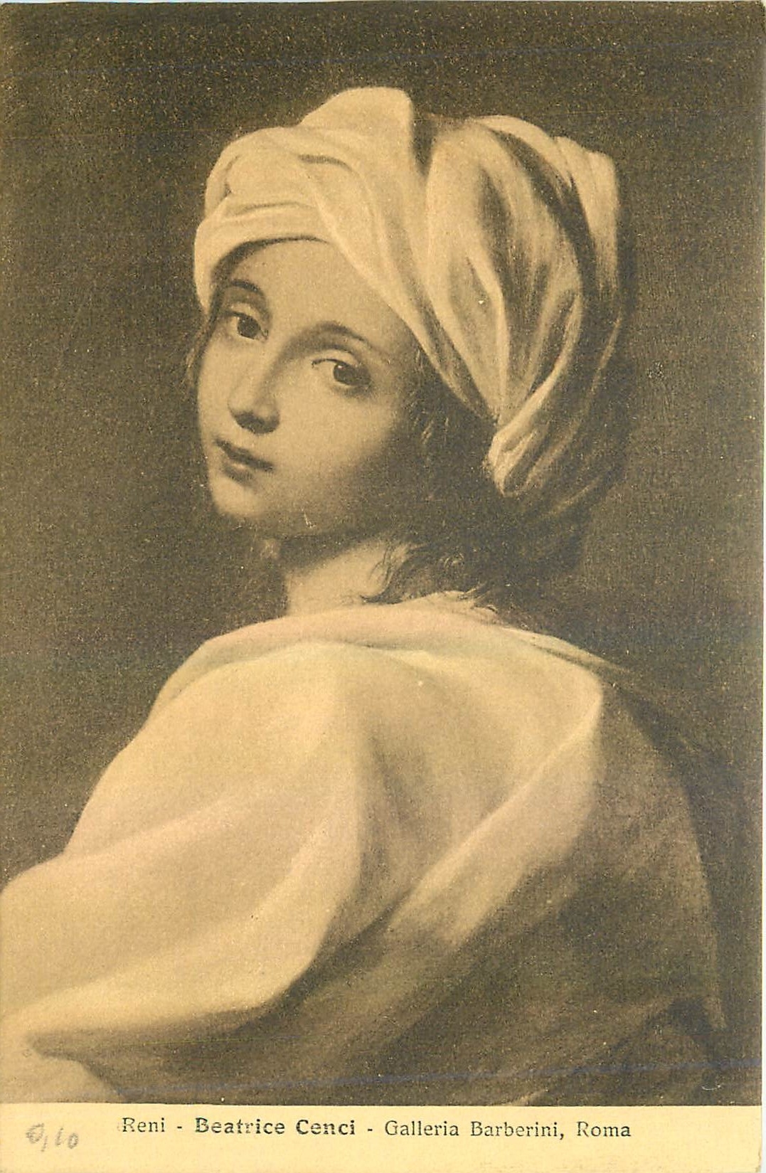 CPA Reni Beatrice Cenci Galleria Barberini Roma 