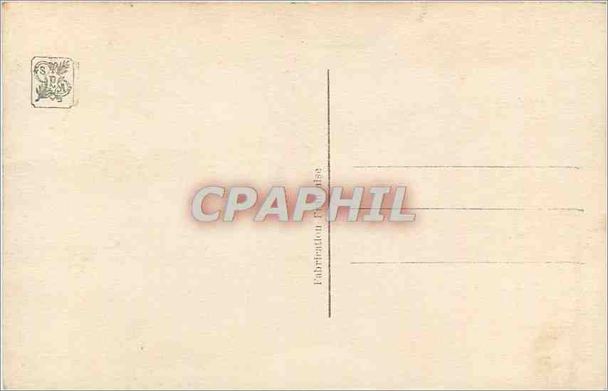 CPA Salon de Paris Travail de Nuit  — Verso