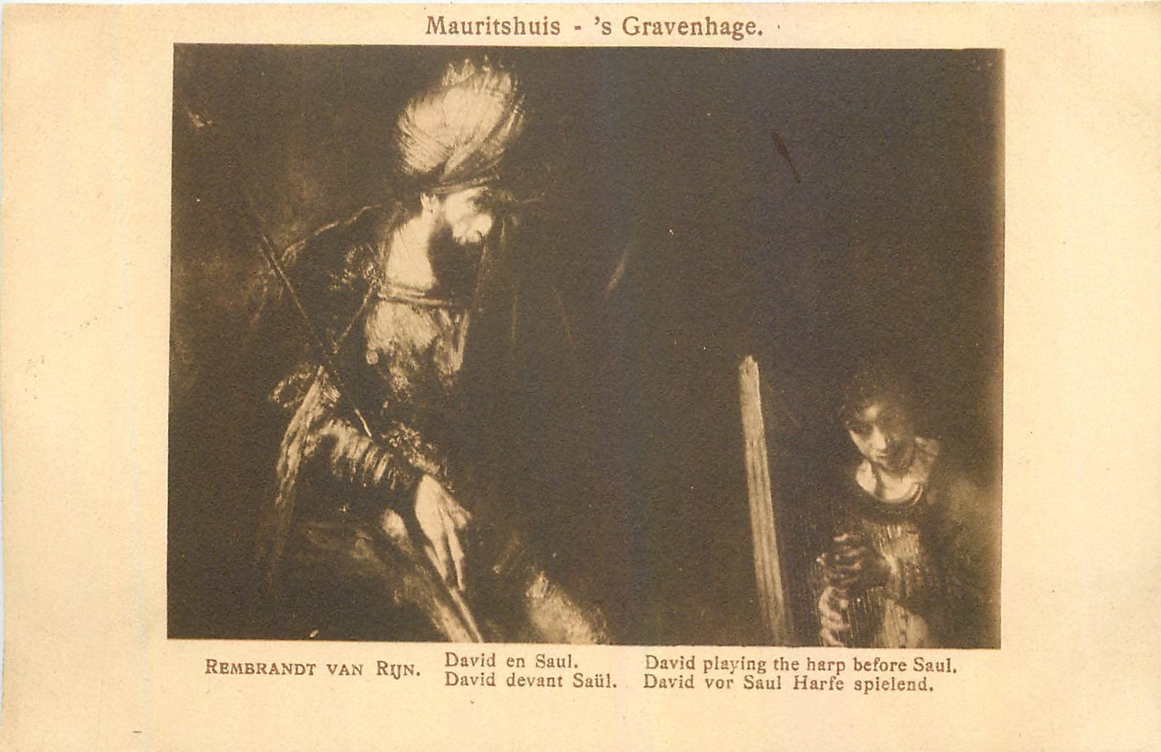 CPA Mauritshius s Gravenhage Rembrandt Van Rijn 