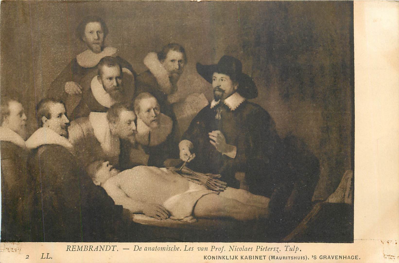 CPA Rembrandt De anatomische Koninklijk Kabinet Mauritshuis 