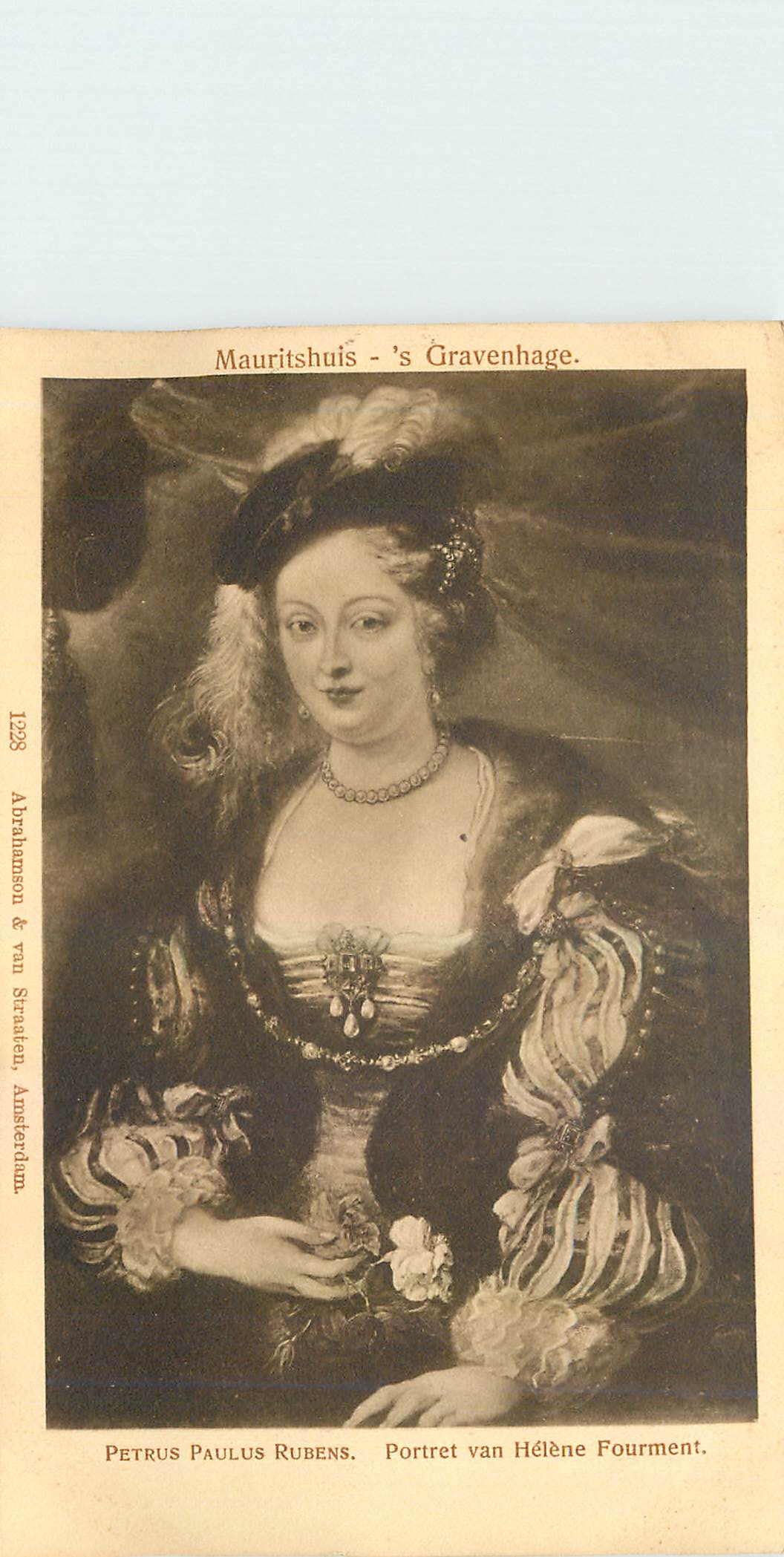 CPA Mauritshuis 's Gravenhage Portret van Helene Fourment 