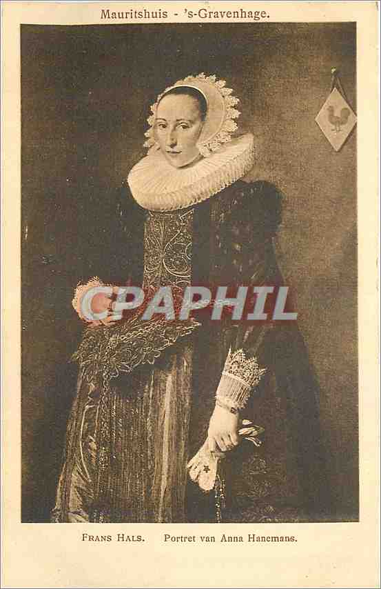 CPA Mauritshuis 's Gravenhage Frans Hals Portret van Anna Hanemans 