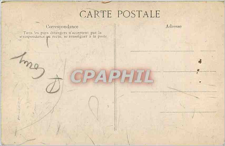 CPA Rue des Beaux Arts Paris  — Back