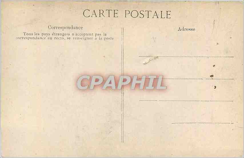 CPA A Vincent Rue des Beaux Arts Paris  — Rückseite