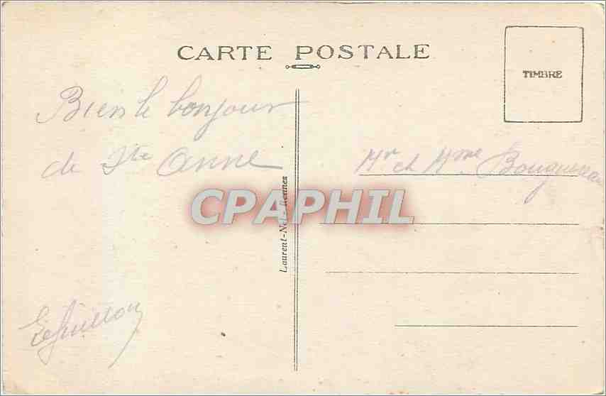 CPA Sainte Anne d'Auray La Scala Sancta un jour de grand pelerinage  — Rückseite