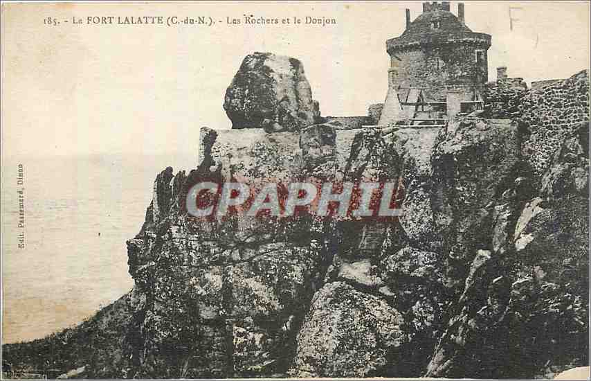 Le Fort Lalatte (C.-du-N.) — Les Rochers et le Donjon — Éditeur Soll, Ploumagoar