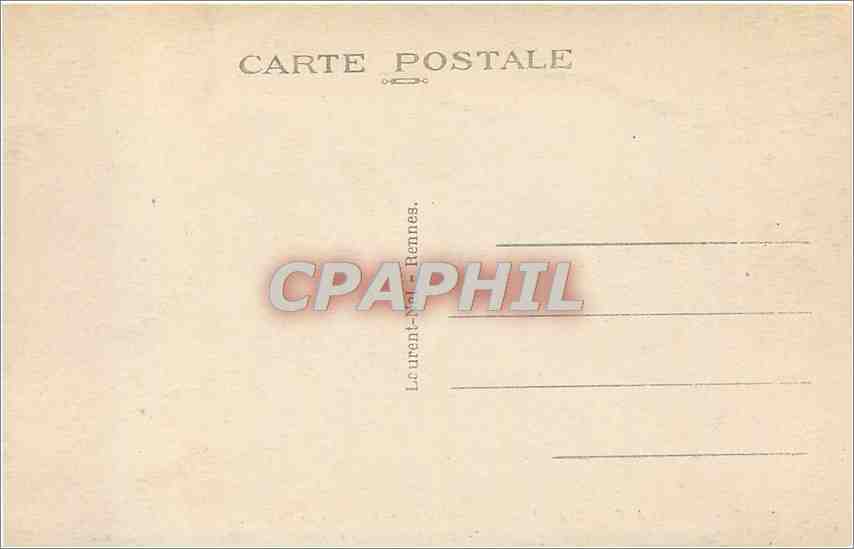CPA Environs du Cap Frehel Le Fort La Latte  — Rückseite
