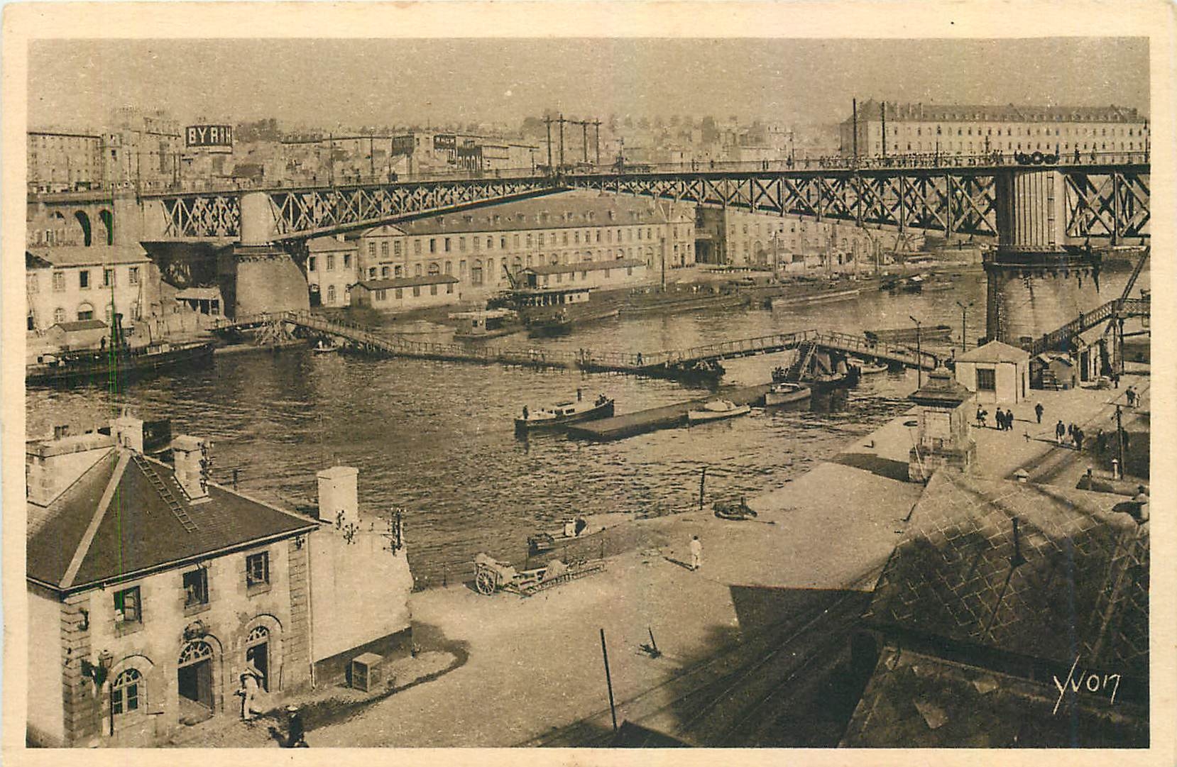 CPA Brest Finistere Le Pont National 
