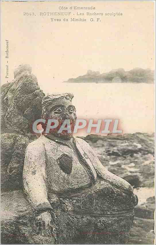 Côte d'Emeraude — Les Rochers sculptés — Yves du Minihie G.F. n°2843