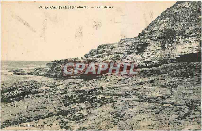 CPA Le Cap Frehel C du N Les Falaises 