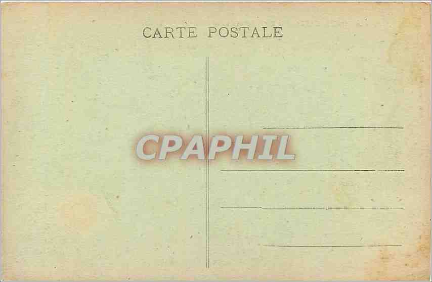 CPA Le Fort Lalatte et la Duigt de Gargantua  — Rückseite
