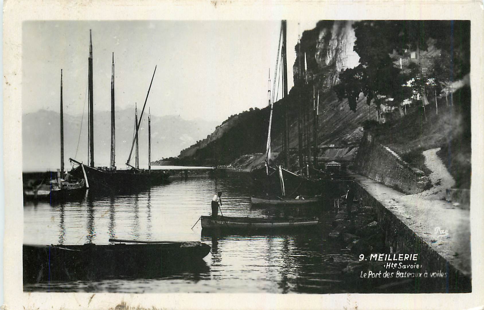 The Sailing Boats Port — Meillerie, Haute-Savoie — Éditions R. Brunacc