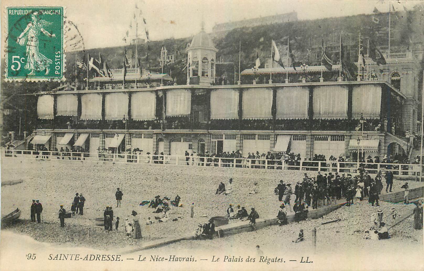 CPA Sainte Adresse Le Nice Havrais Le Palais des Regates 